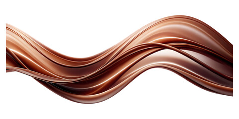 abstract brown wave curve lines designs on white background