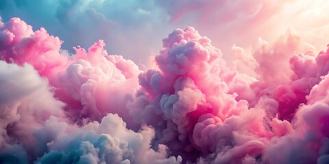 Fototapeta premium Abstract Pink Watercolor Clouds Background for Creative Projects, Artistic Designs, Digital Art, Aesthetic Backgrounds, Modern Decor, Abstract Art, Soft Pastel Colors