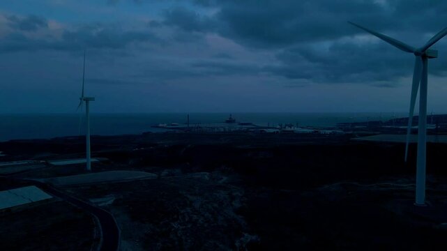 Paisajes industriales: Un recorrido a&eacute;reo por un parque e&oacute;lico