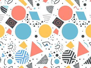 Fototapeta premium Abstract seamless pattern