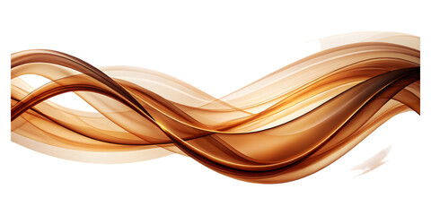 abstract brown wave curve lines designs on white background