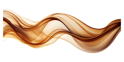 abstract brown wave curve lines designs on white background
