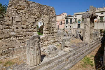 Tempio di Apollo a Piazza Pancali Ortigia, Siracusa 