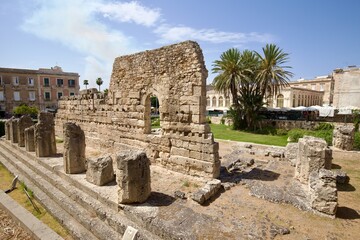 Tempio di Apollo a Piazza Pancali Ortigia, Siracusa 
