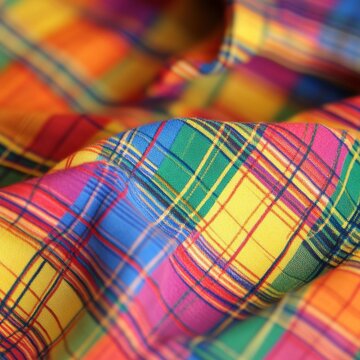 Bajan Madras** Pattern - A bright and colorful fabric pattern used in the national dress of Barbados.