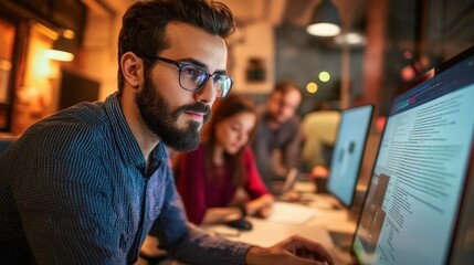 IT project managers leading software projects, ensuring that development timelines are met, overseeing risk management, and aligning teams to meet software delivery goals