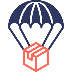 Parachute Delivery Icon