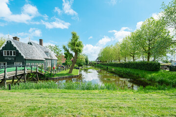 architecture style of windmill in Netherlands
