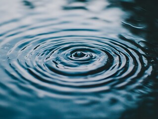 Calm Water Ripples Creating Beautiful Patterns