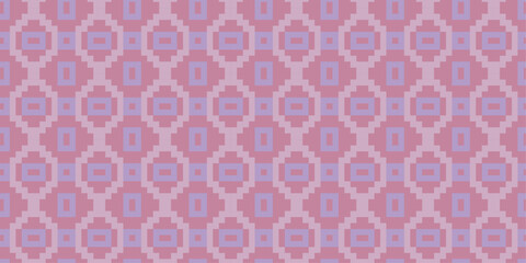 Pink and purple pixel geometric pattern