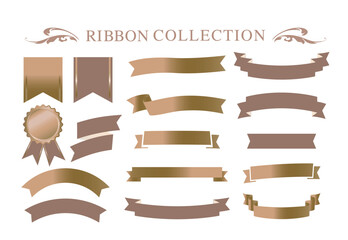 リボンのイラストコレクション