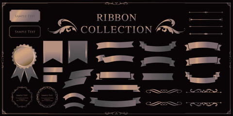 リボンのイラストコレクション