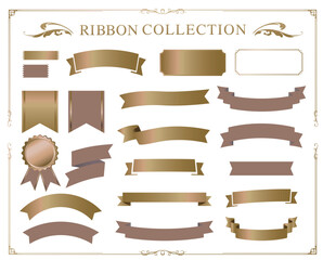 リボンのイラストコレクション