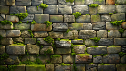 Naklejka premium ancient stone wall background