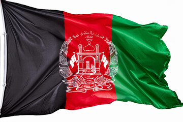 flag from Afghanistan, Asia