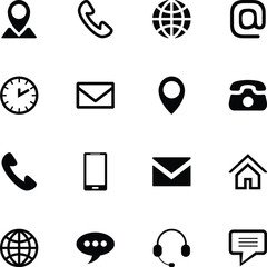 Contact Icon Set