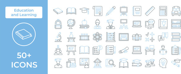 Education and Learning Icon Representing Knowledge, Growth, and Academic Pursuits, Perfect for Highlighting Schools, Online Classes, and Lifelong Learning with an Engaging and Informative Design.