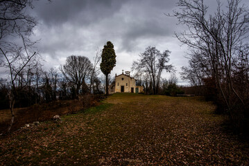 2024 02 11 Costozza church in autumn 2