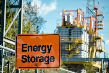 Obraz premium A bright sign saying 