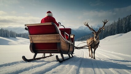 Reindeer fly high, making Christmas dreams come true