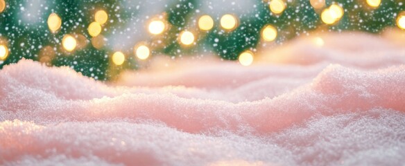 Fototapeta premium The Soft Snowy Background