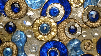 Fototapeta premium Modern Abstract Glass Art Piece