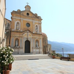Fototapeta premium Church in Agropoli, Italy