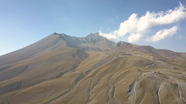 Stunning Drone Video Of Mount Erciyes: Breathtaking Blue Sky Adventure in Turkey