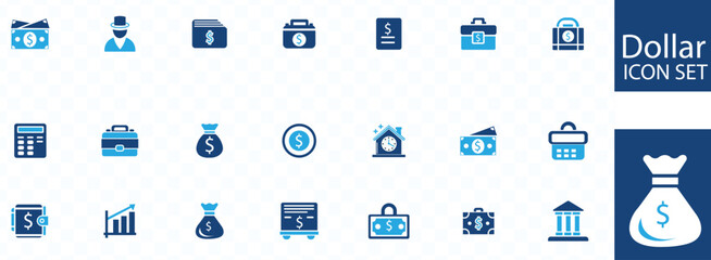 Dollar icon symbol currency black sign, money transfer icon, Coin flat icon logo. refund money vector icons