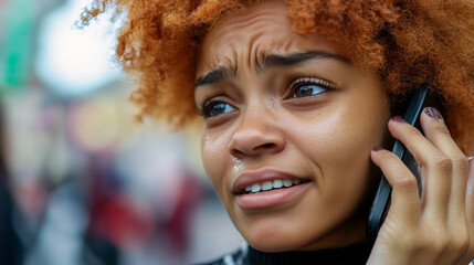  Tearful Woman Receiving Life-Changing News