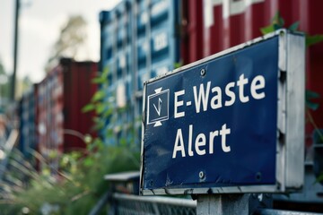 Obraz premium A modern sign stating 