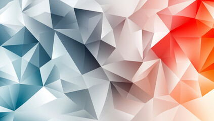 Fototapeta premium Geometric Abstract Background with Gradient Triangular Shapes