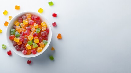 A Colorful Assortment of Sweet Gummy Candies