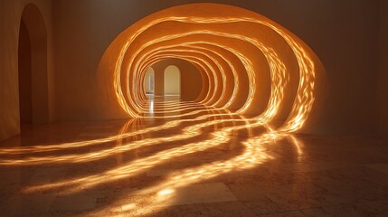 Obraz premium Art installations that use light in unusual ways