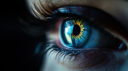 Close-up of a Blue Eye