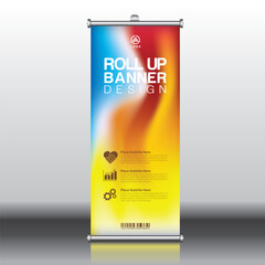 Roll up, roll up banner, rollup banner brochure flyer banner design template vector, roll up design modern x-banner and flag-banner. 850-2000mm rectangle size.