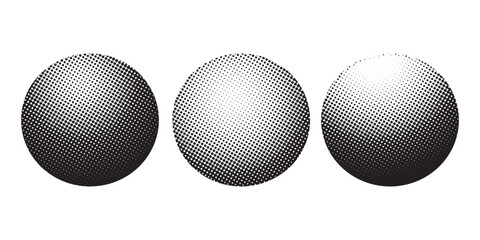 Halftone pattern. Pattern of circles and dots. Vector illustration.