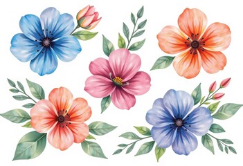 Obraz premium pattern with flowers
