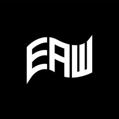 EAW logo design, EAW simple and modern logo. EAW luxurious alphabet design