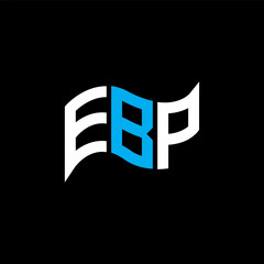 EBP logo design, EBP simple and modern logo. EBP luxurious alphabet design