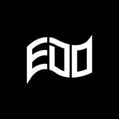 EDO logo design, EDO simple and modern logo. EDO luxurious alphabet design