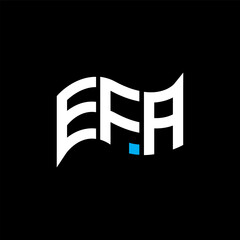 EFA logo design, EFA simple and modern logo. EFA luxurious alphabet design