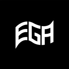 EGA logo design, EGA simple and modern logo. EGA luxurious alphabet design