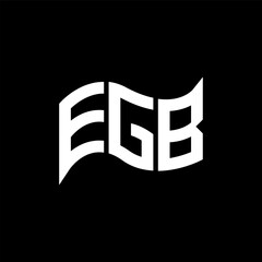 EGB logo design, EGB simple and modern logo. EGB luxurious alphabet design