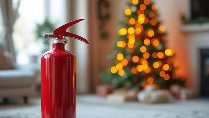 Fire extinguisher for christmas