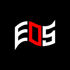 EOS logo design, EOS simple and modern logo. EOS luxurious alphabet design