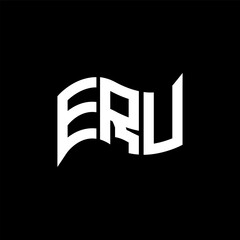 ERU logo design, ERU simple and modern logo. ERU luxurious alphabet design