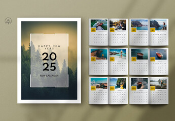 2025 Calendar Brochure Template