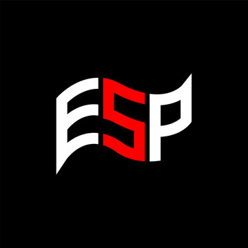 ESP logo design, ESP simple and modern logo. ESP luxurious alphabet design