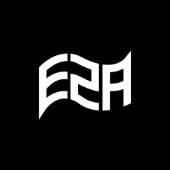 EZA logo design, EZA simple and modern logo. EZA luxurious alphabet design